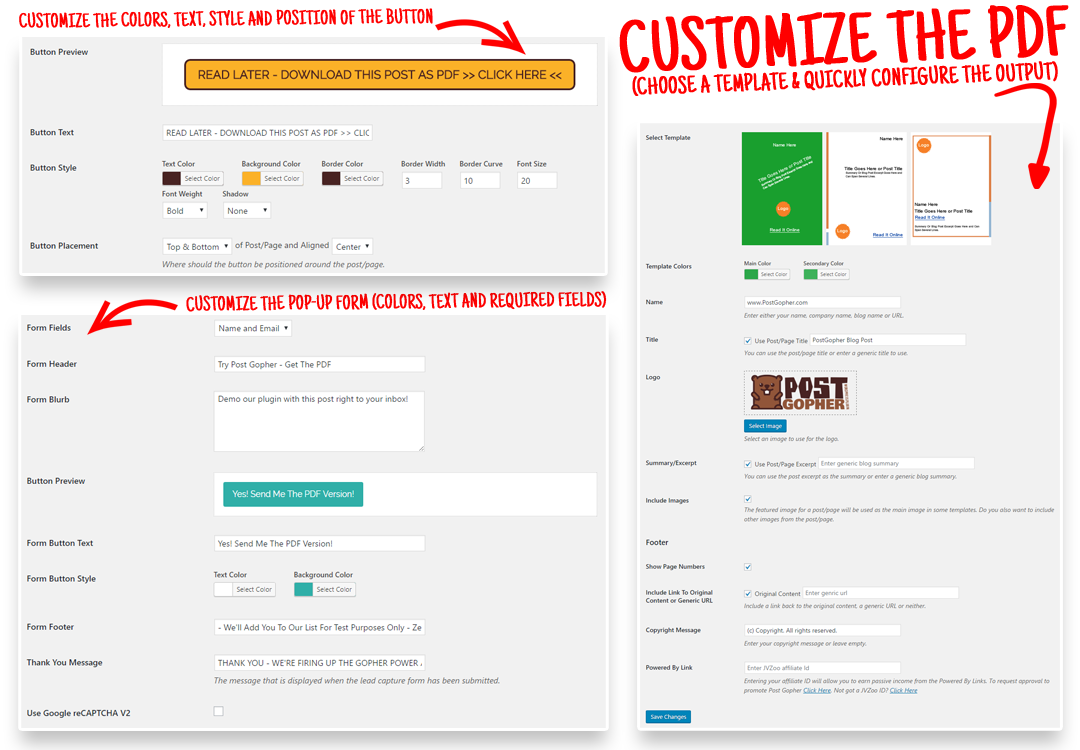 Customize Post Gopher Customize Post Gopher
